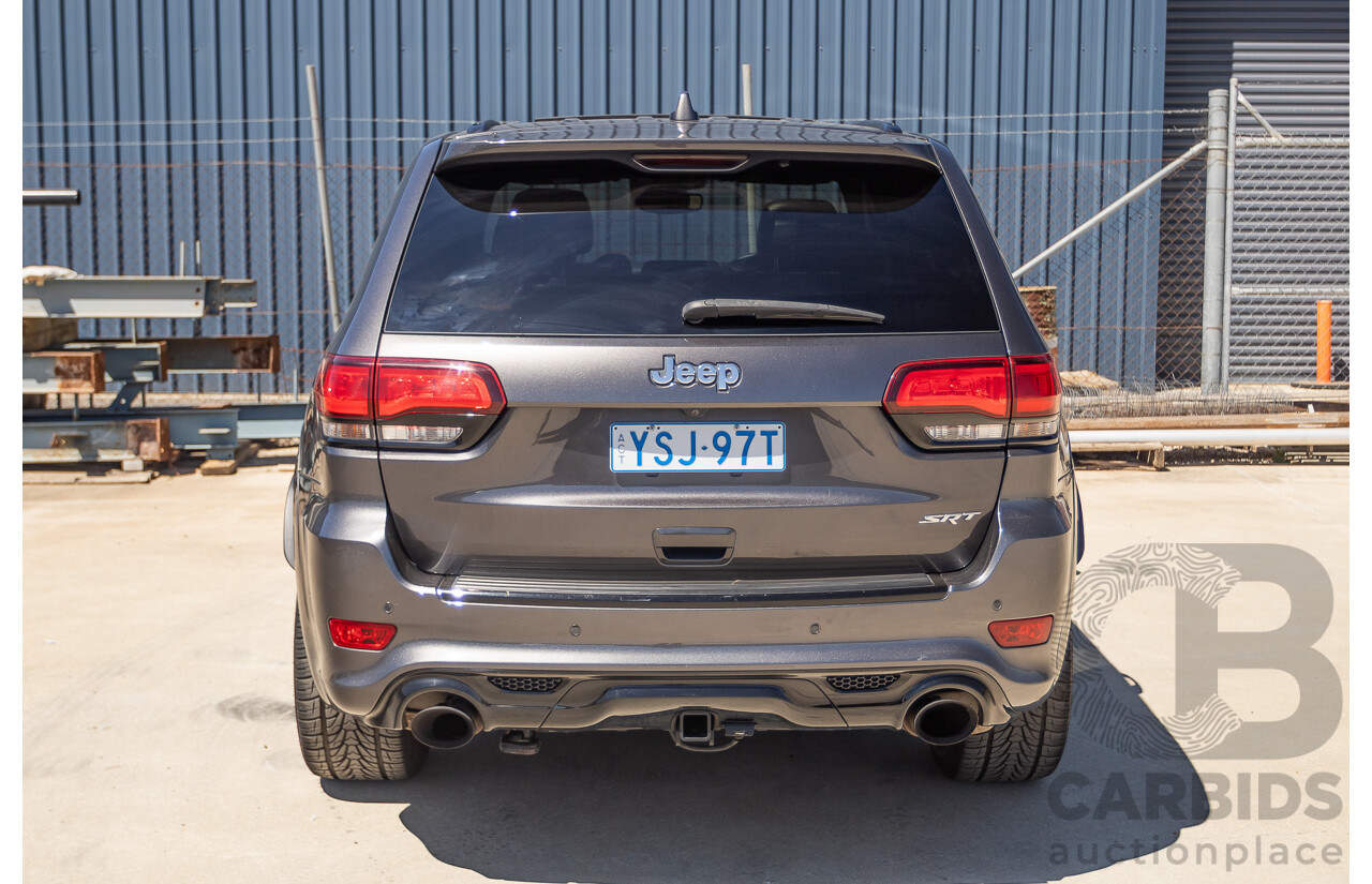 2/2017 Jeep Grand Cherokee SRT (4x4) WK MY17 4D Wagon Mineral Grey Metallic V8 6.4L