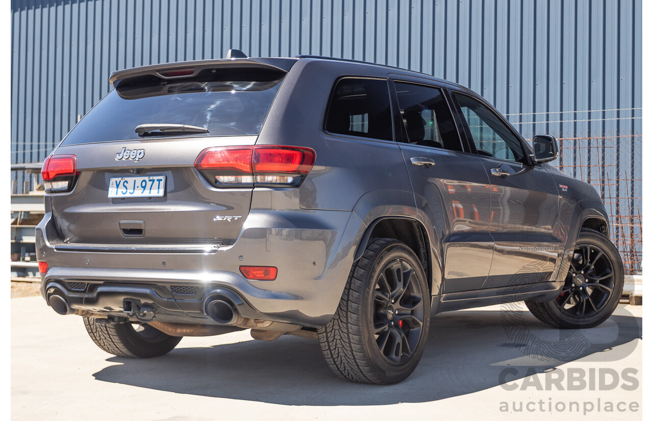2/2017 Jeep Grand Cherokee SRT (4x4) WK MY17 4D Wagon Mineral Grey Metallic V8 6.4L