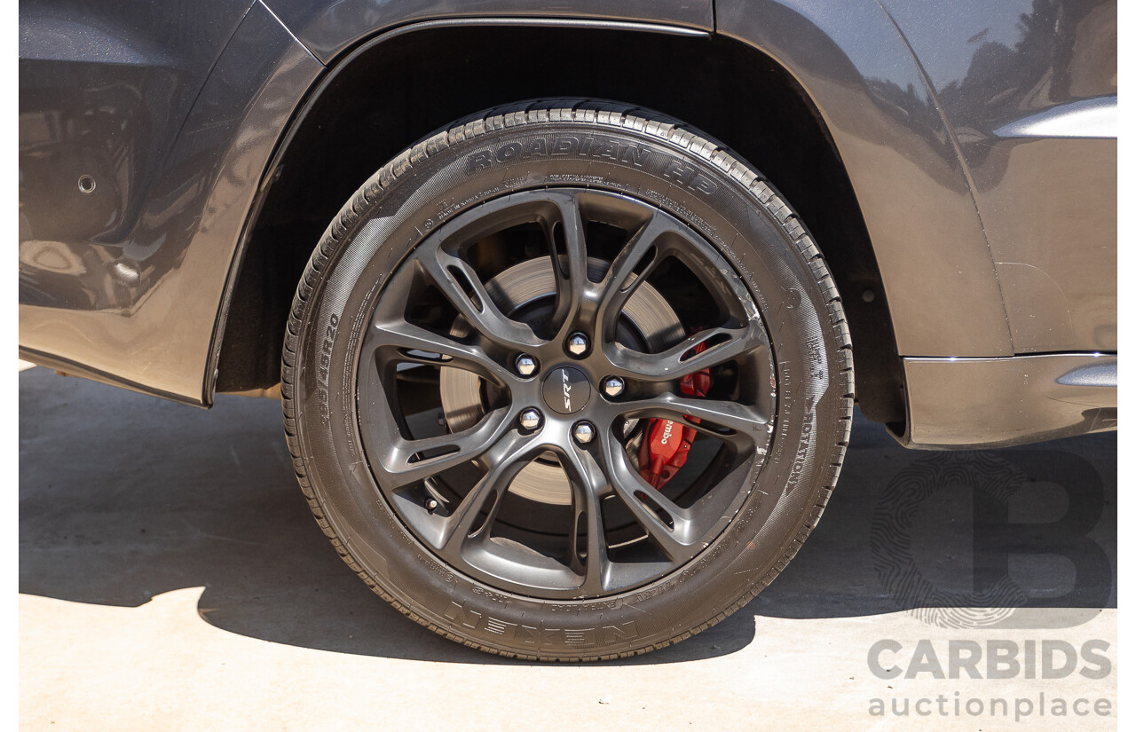 2/2017 Jeep Grand Cherokee SRT (4x4) WK MY17 4D Wagon Mineral Grey Metallic V8 6.4L