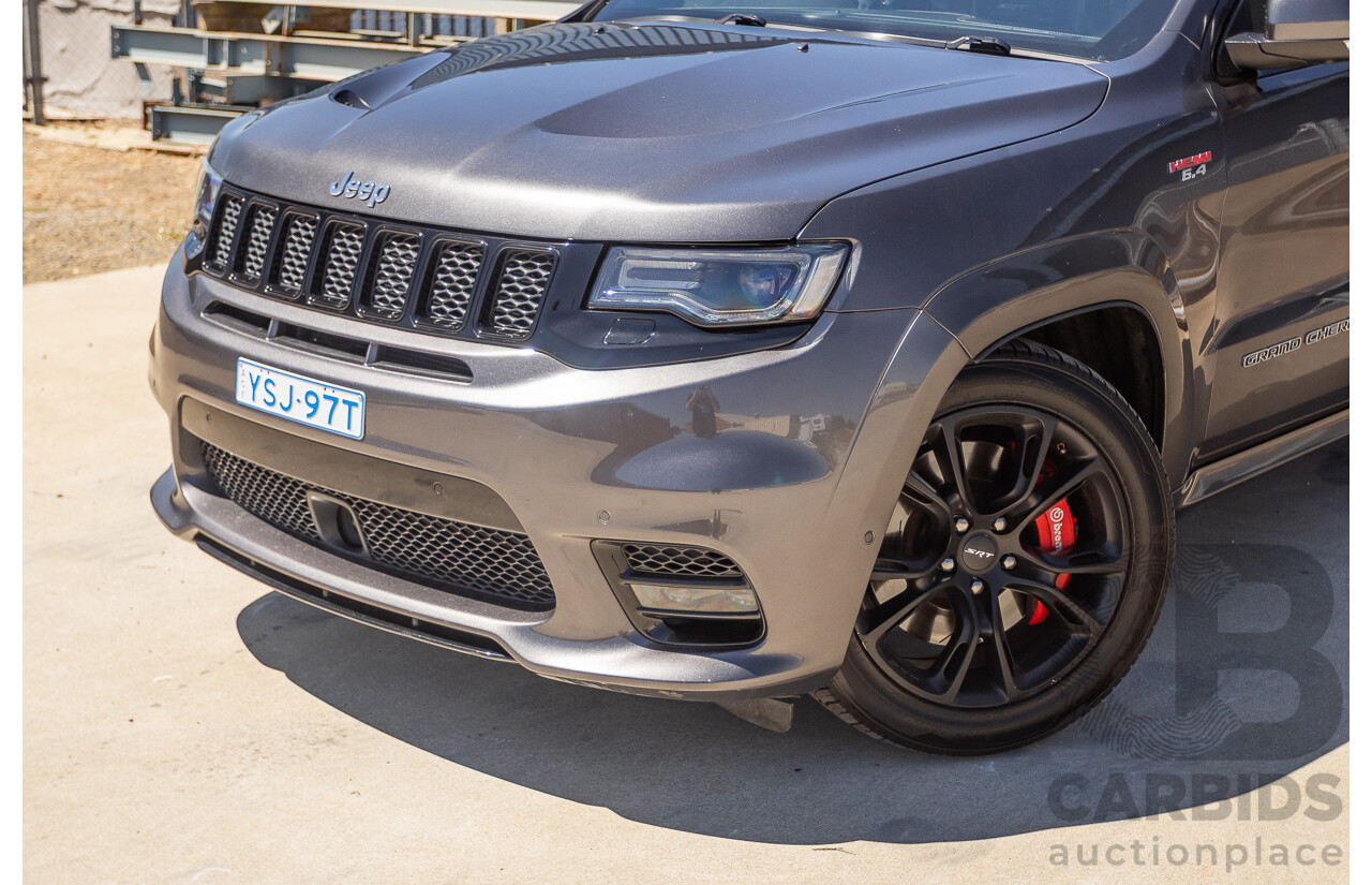 2/2017 Jeep Grand Cherokee SRT (4x4) WK MY17 4D Wagon Mineral Grey Metallic V8 6.4L