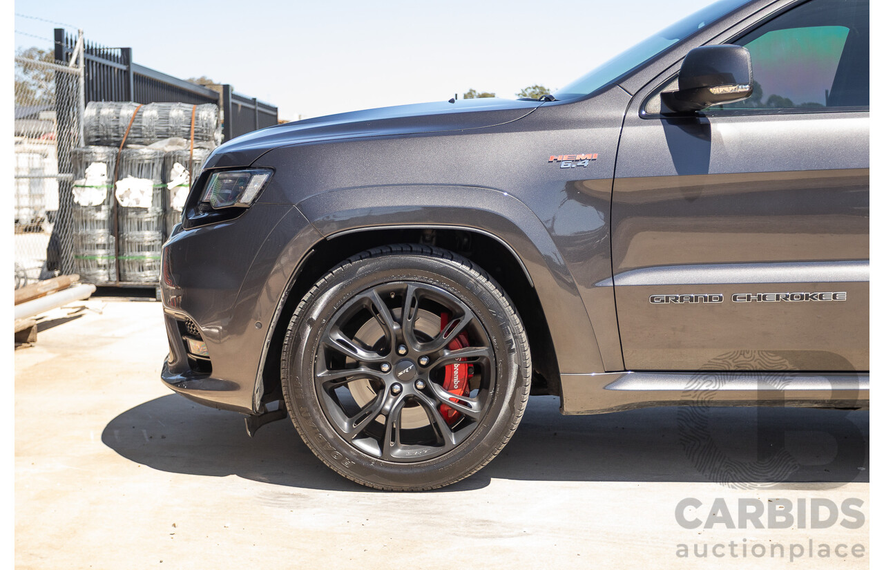 2/2017 Jeep Grand Cherokee SRT (4x4) WK MY17 4D Wagon Mineral Grey Metallic V8 6.4L