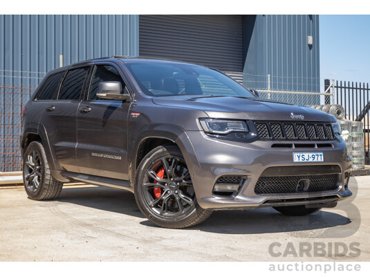 2/2017 Jeep Grand Cherokee SRT (4x4) WK MY17 4D Wagon Mineral Grey Metallic V8 6.4L