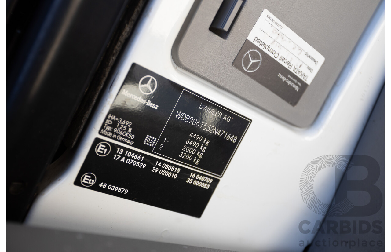 3/2011 Mercedes-Benz Sprinter Light Truck MY11 Turbo Arctic White Turbo Diesel 3.0L