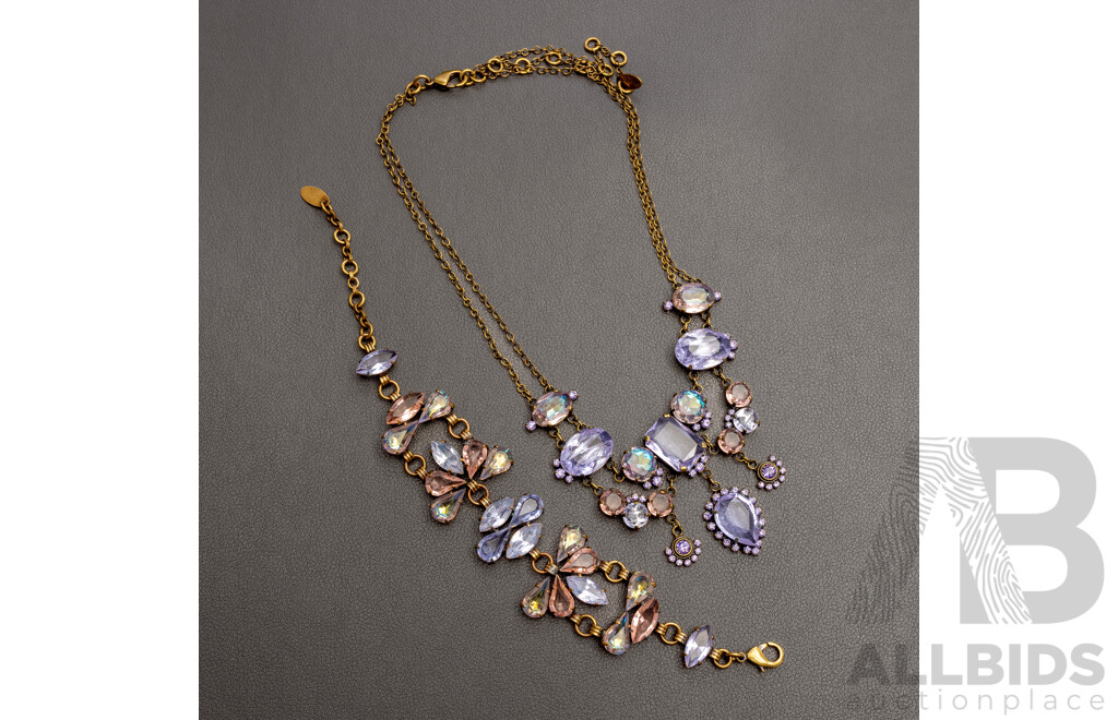 Matching Necklace and Bracelet Set - by Camee Jewellery