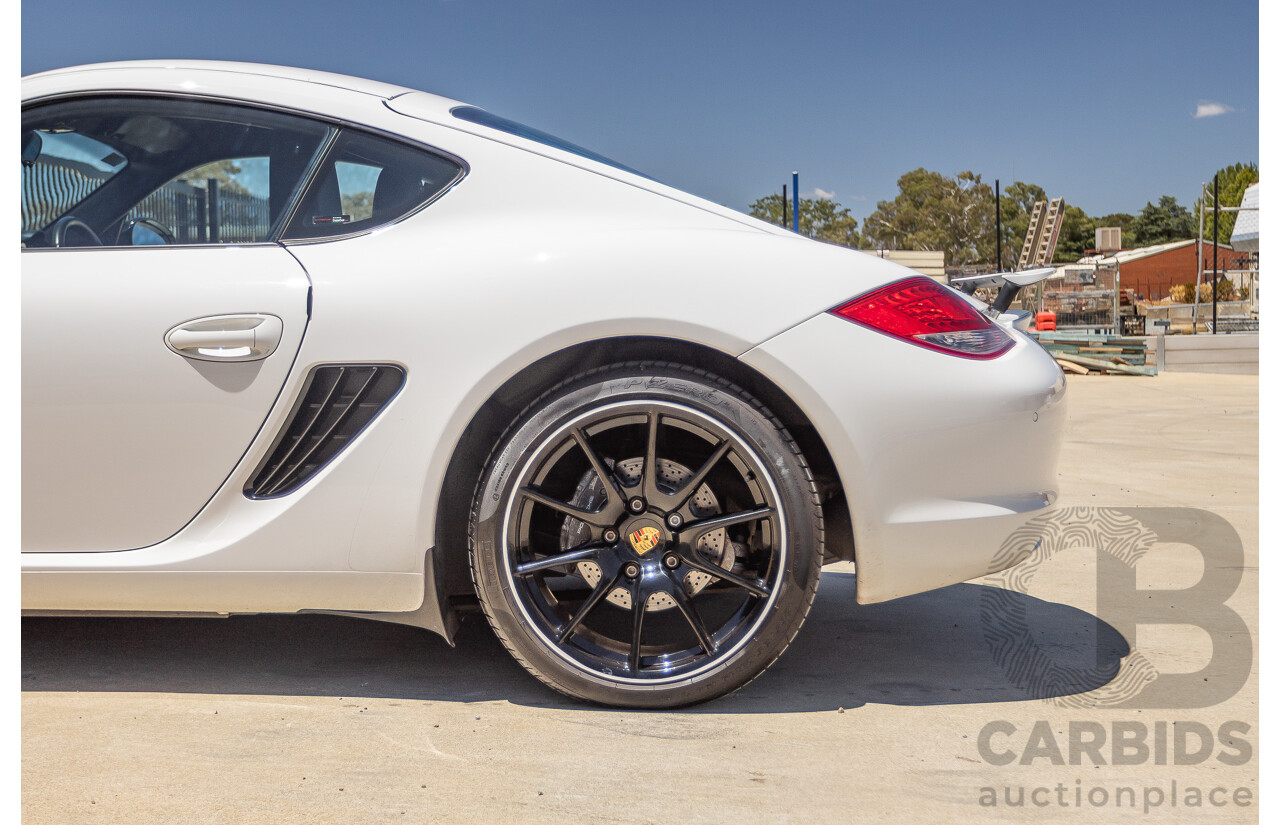 7/2011 Porsche Cayman 987 MY11 2D Coupe Carrara White 2.9L
