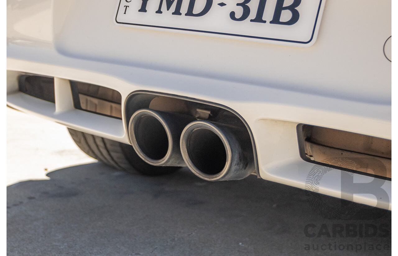 7/2011 Porsche Cayman 987 MY11 2D Coupe Carrara White 2.9L