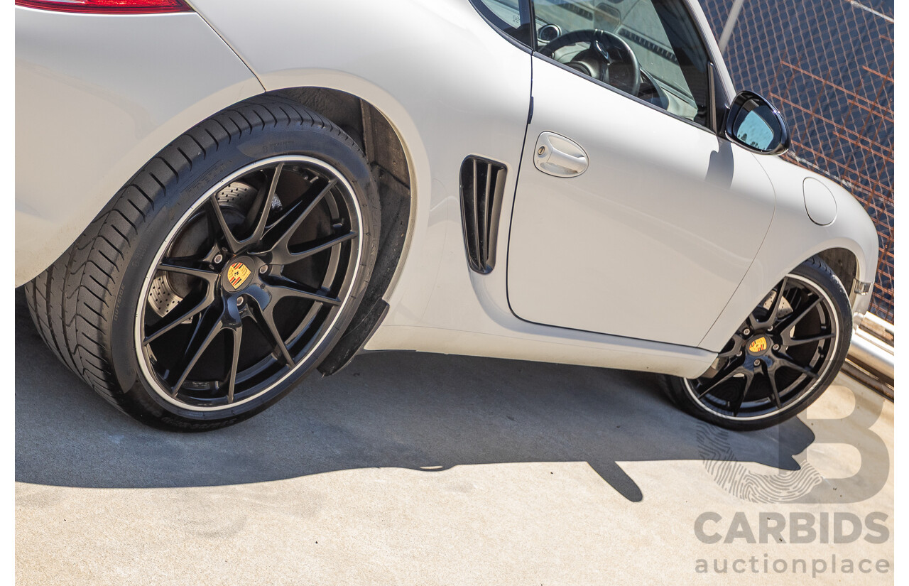 7/2011 Porsche Cayman 987 MY11 2D Coupe Carrara White 2.9L