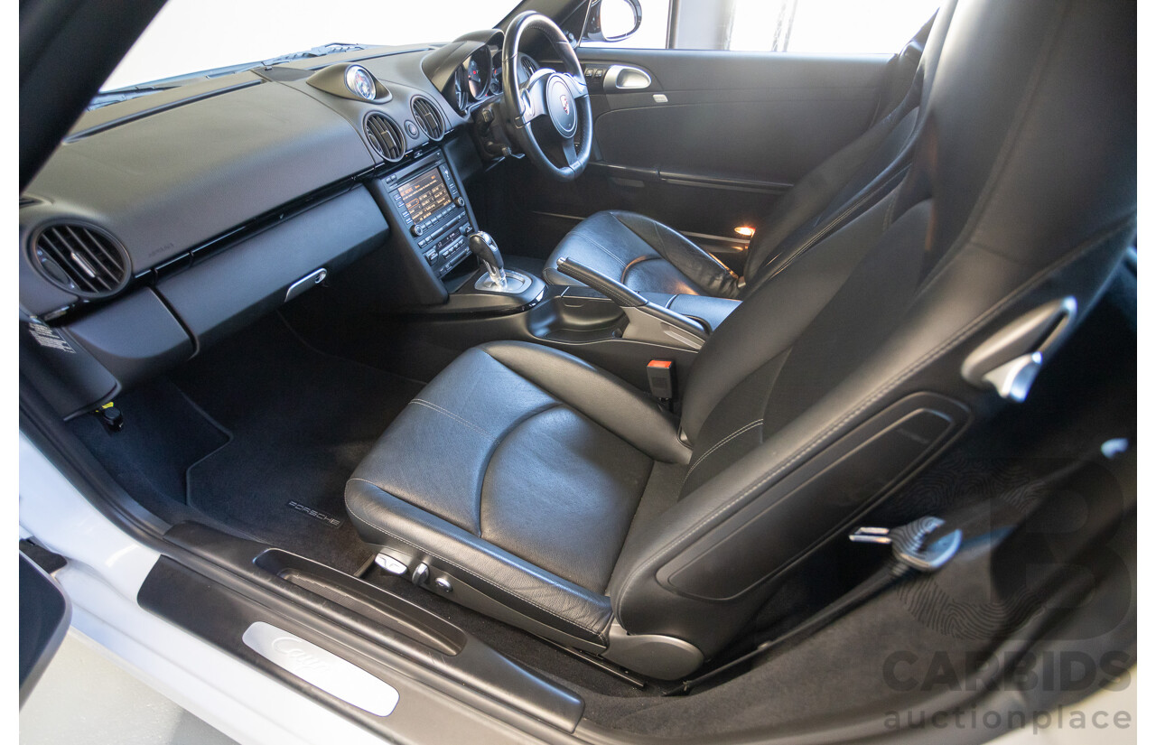 7/2011 Porsche Cayman 987 MY11 2D Coupe Carrara White 2.9L
