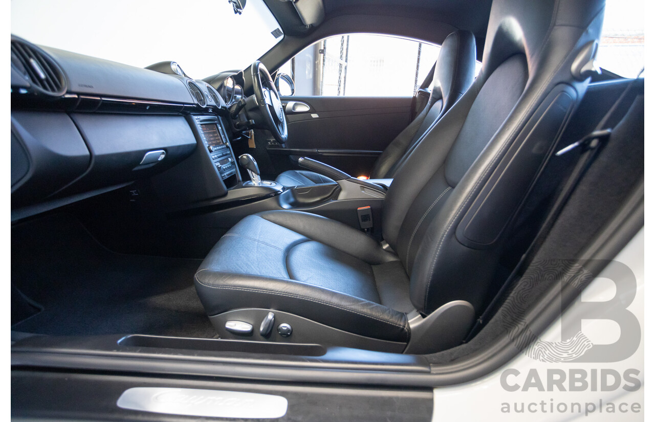 7/2011 Porsche Cayman 987 MY11 2D Coupe Carrara White 2.9L