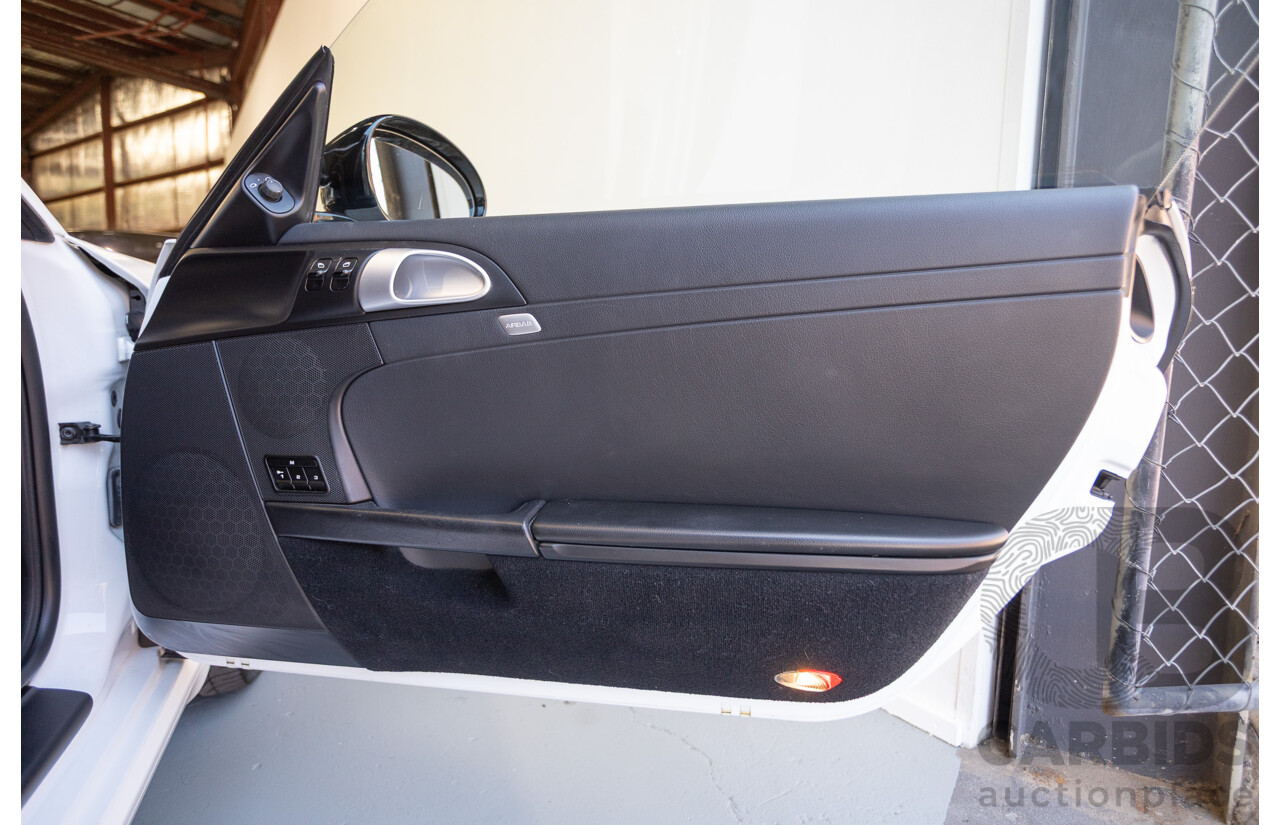 7/2011 Porsche Cayman 987 MY11 2D Coupe Carrara White 2.9L