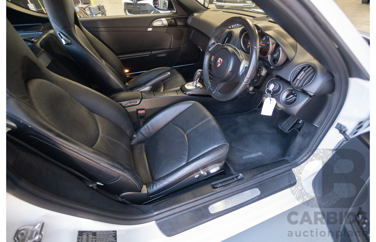 7/2011 Porsche Cayman 987 MY11 2D Coupe Carrara White 2.9L