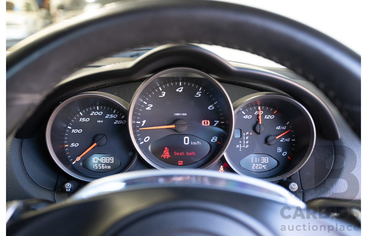 7/2011 Porsche Cayman 987 MY11 2D Coupe Carrara White 2.9L