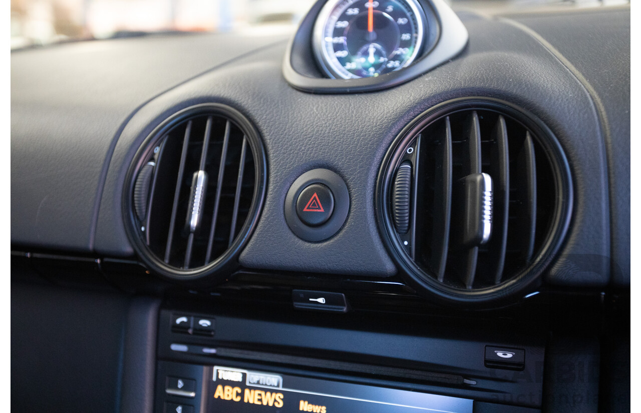 7/2011 Porsche Cayman 987 MY11 2D Coupe Carrara White 2.9L