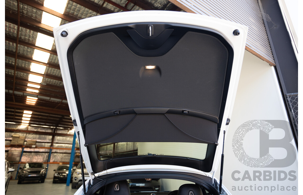 7/2011 Porsche Cayman 987 MY11 2D Coupe Carrara White 2.9L