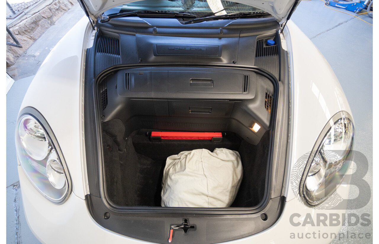 7/2011 Porsche Cayman 987 MY11 2D Coupe Carrara White 2.9L