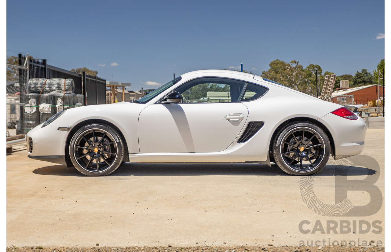 7/2011 Porsche Cayman 987 MY11 2D Coupe Carrara White 2.9L