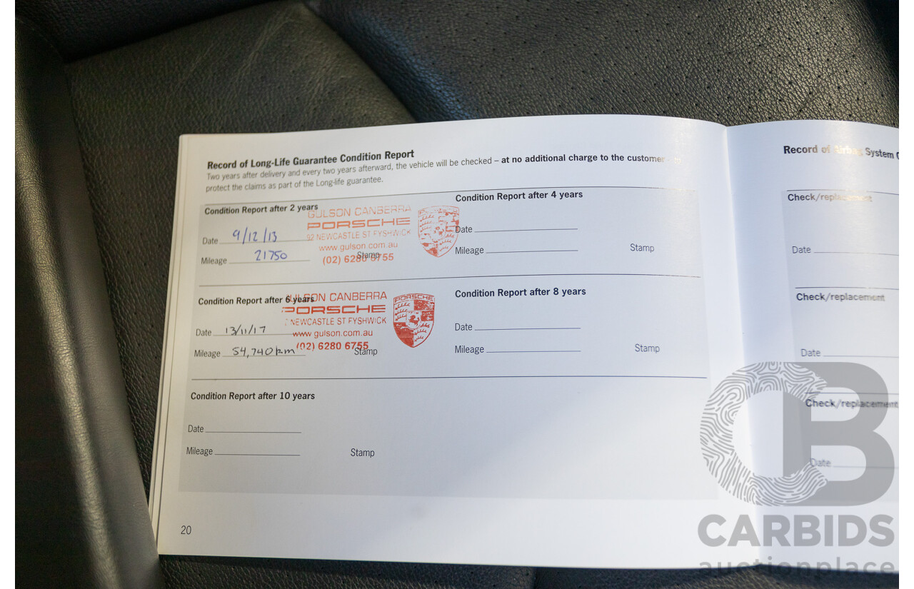 7/2011 Porsche Cayman 987 MY11 2D Coupe Carrara White 2.9L