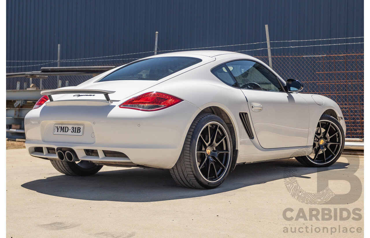 7/2011 Porsche Cayman 987 MY11 2D Coupe Carrara White 2.9L