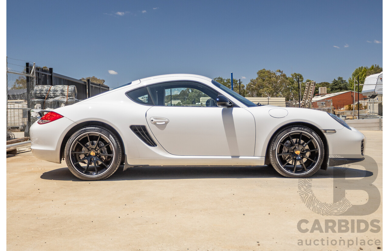 7/2011 Porsche Cayman 987 MY11 2D Coupe Carrara White 2.9L