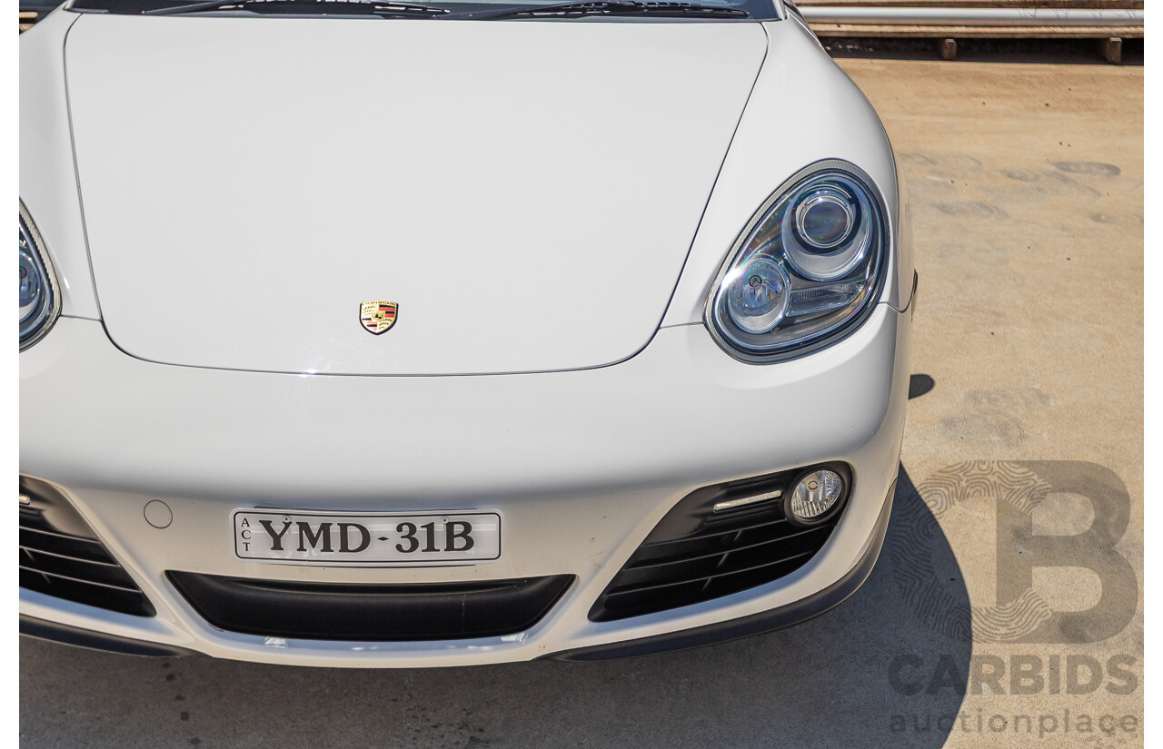 7/2011 Porsche Cayman 987 MY11 2D Coupe Carrara White 2.9L