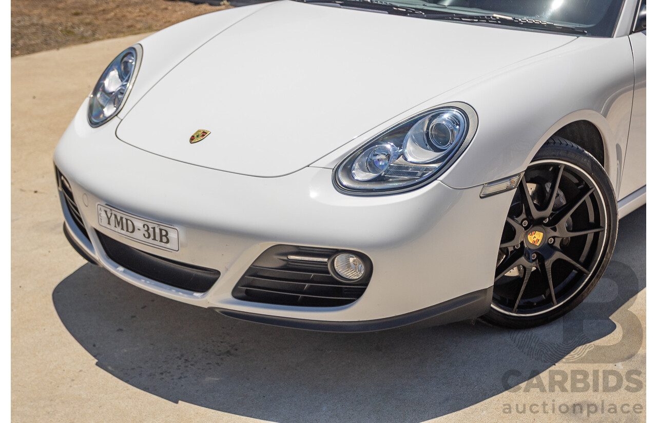 7/2011 Porsche Cayman 987 MY11 2D Coupe Carrara White 2.9L