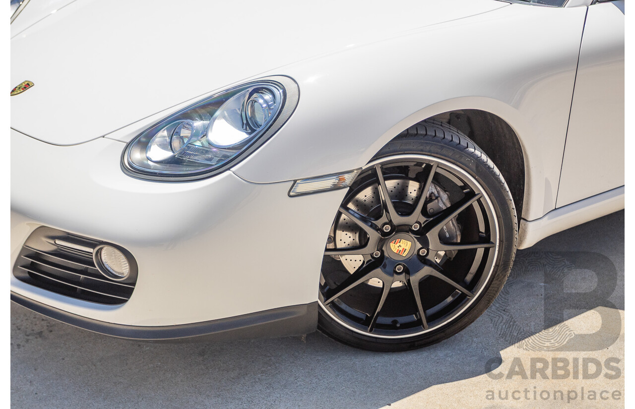 7/2011 Porsche Cayman 987 MY11 2D Coupe Carrara White 2.9L