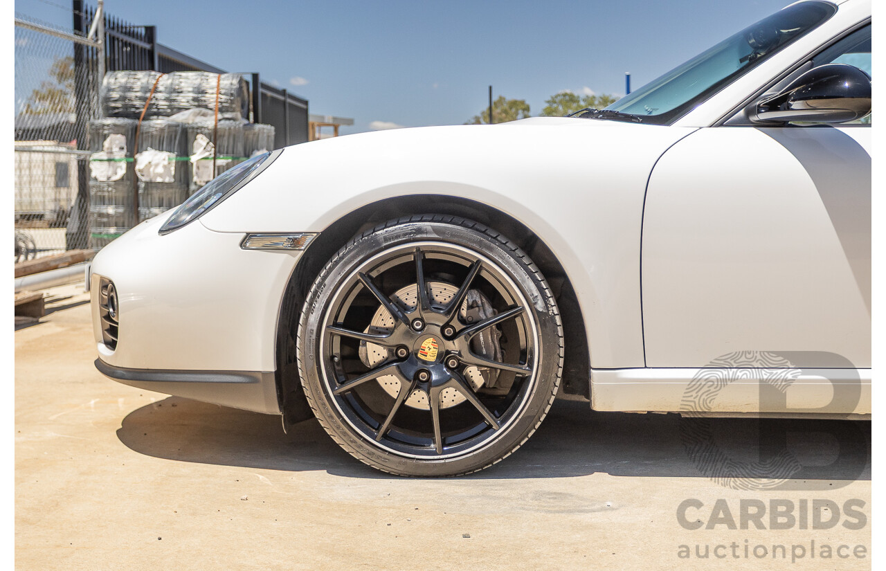 7/2011 Porsche Cayman 987 MY11 2D Coupe Carrara White 2.9L