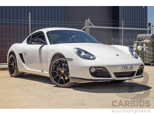 7/2011 Porsche Cayman 987 MY11 2D Coupe Carrara White 2.9L