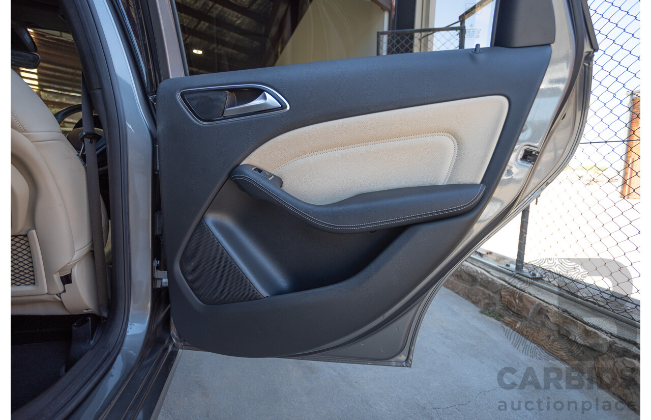 4/2014 Mercedes-Benz B250 246 MY14 5D Hatchback Mountain Grey Metallic Turbo 2.0L