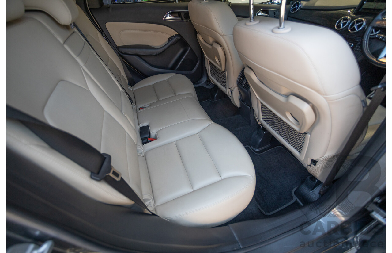4/2014 Mercedes-Benz B250 246 MY14 5D Hatchback Mountain Grey Metallic Turbo 2.0L