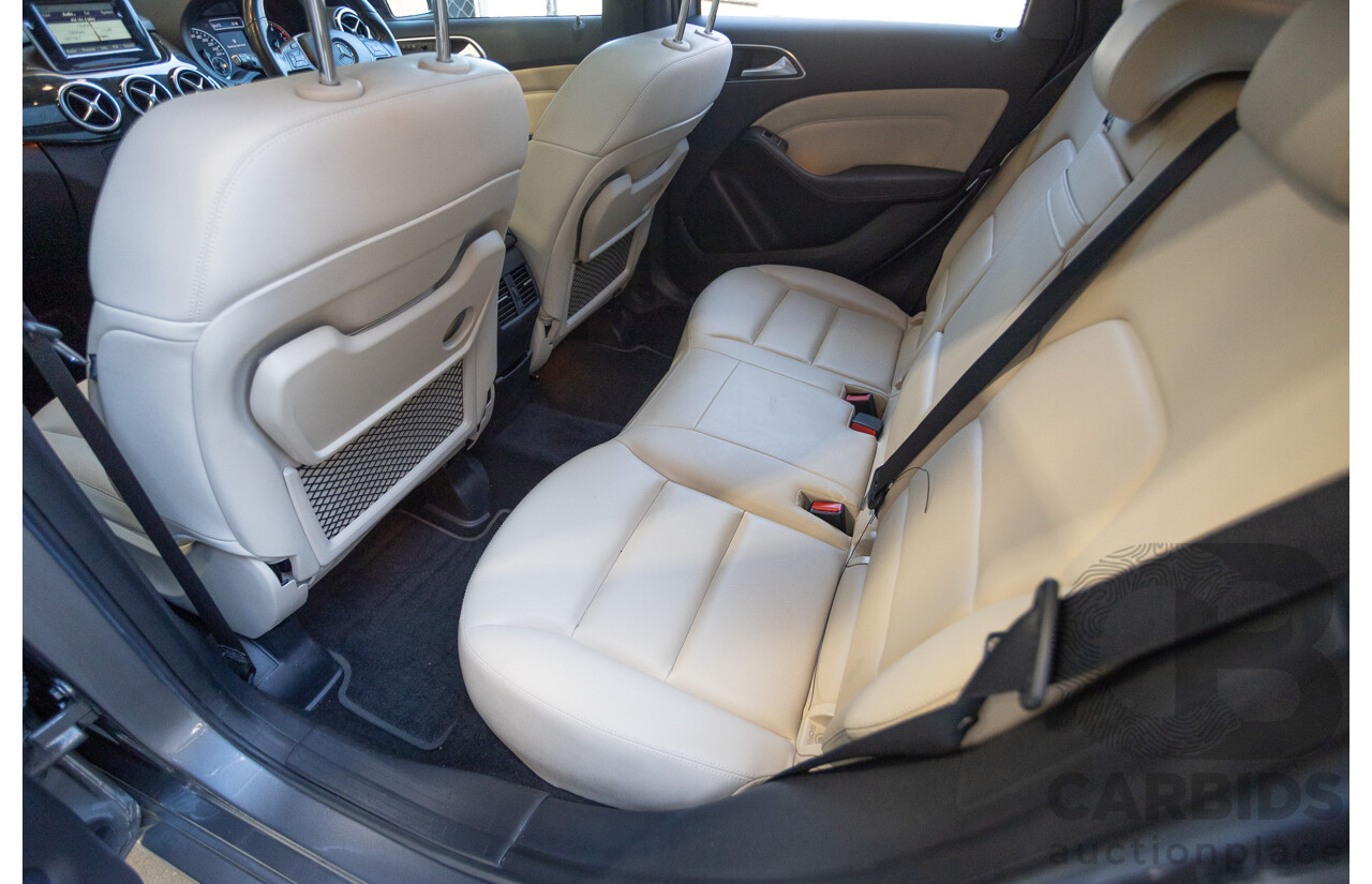 4/2014 Mercedes-Benz B250 246 MY14 5D Hatchback Mountain Grey Metallic Turbo 2.0L