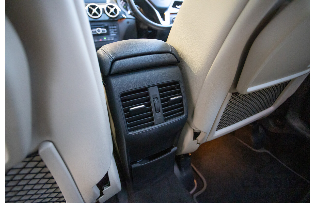 4/2014 Mercedes-Benz B250 246 MY14 5D Hatchback Mountain Grey Metallic Turbo 2.0L