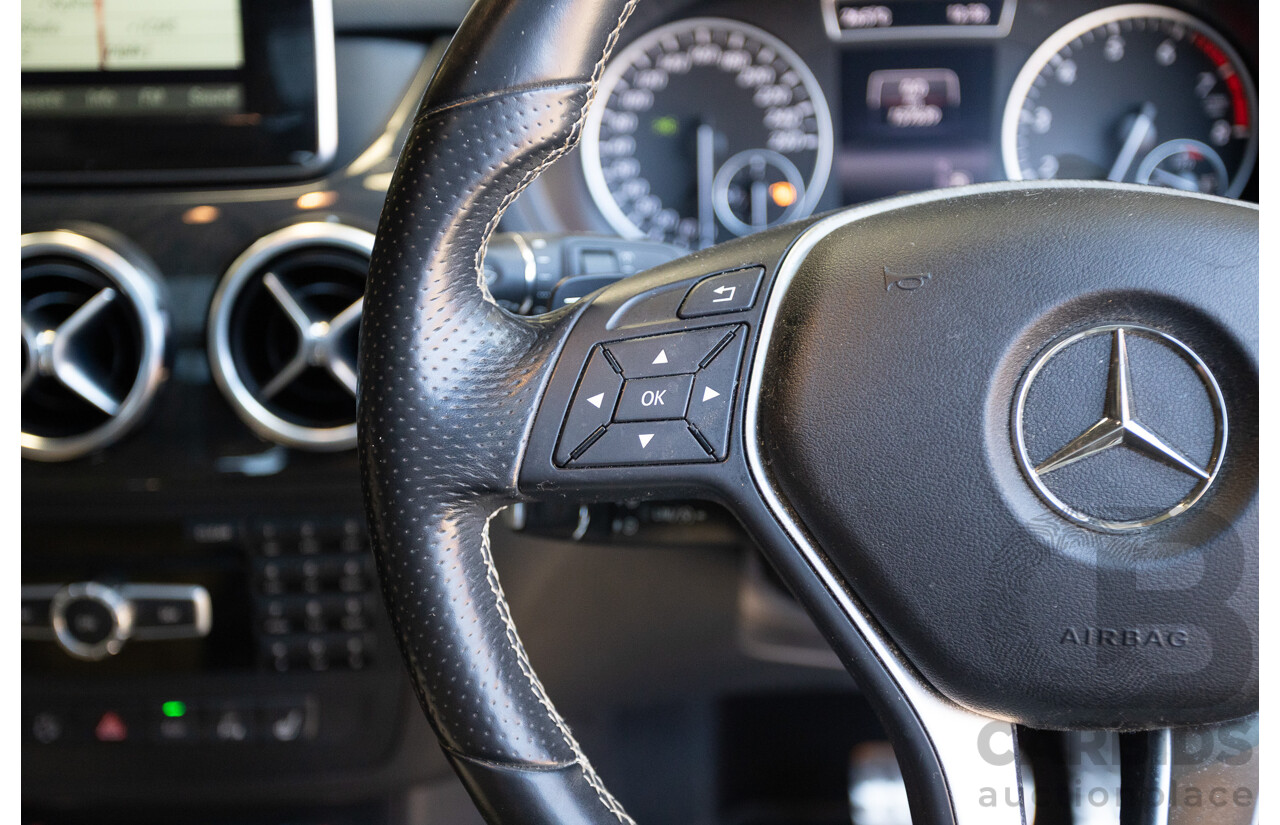 4/2014 Mercedes-Benz B250 246 MY14 5D Hatchback Mountain Grey Metallic Turbo 2.0L