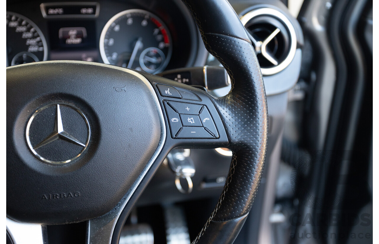 4/2014 Mercedes-Benz B250 246 MY14 5D Hatchback Mountain Grey Metallic Turbo 2.0L