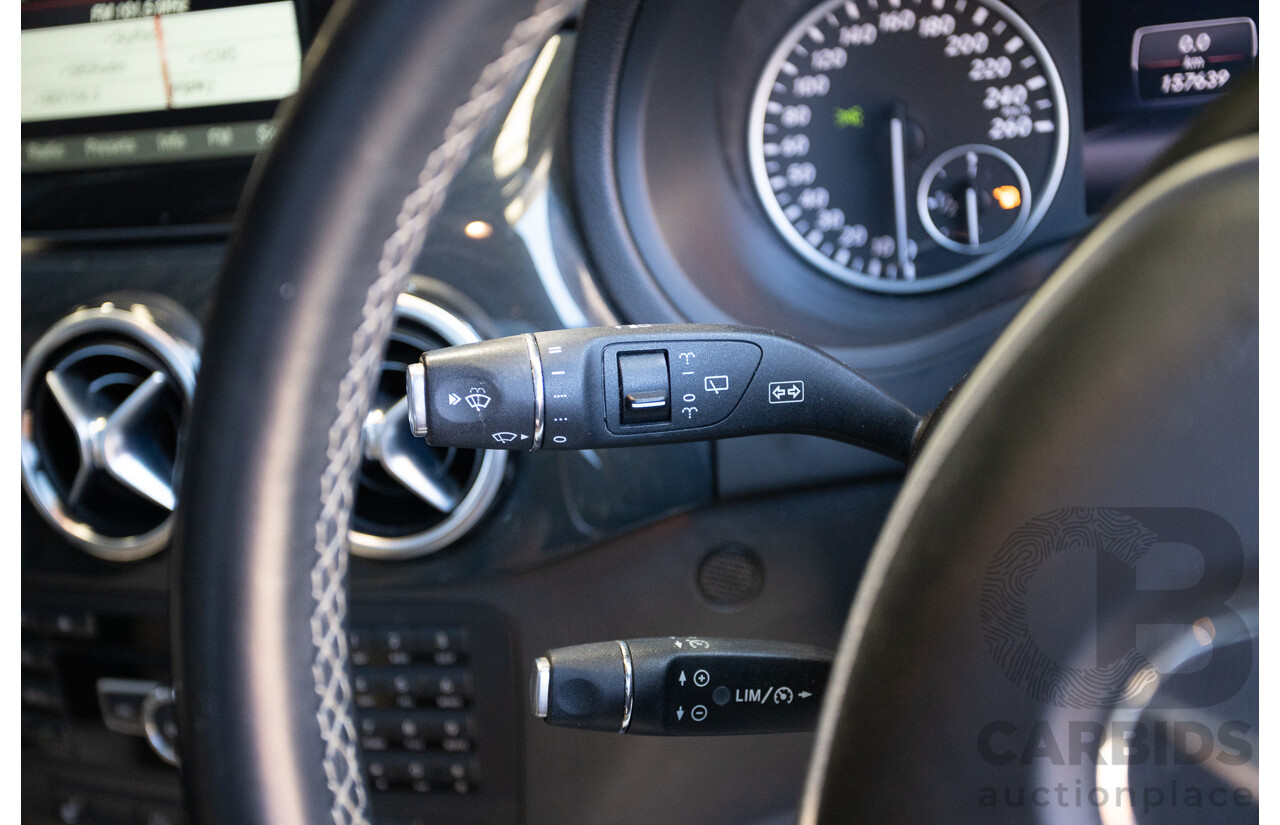 4/2014 Mercedes-Benz B250 246 MY14 5D Hatchback Mountain Grey Metallic Turbo 2.0L