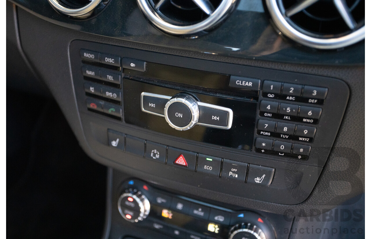 4/2014 Mercedes-Benz B250 246 MY14 5D Hatchback Mountain Grey Metallic Turbo 2.0L