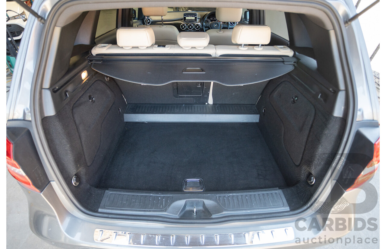 4/2014 Mercedes-Benz B250 246 MY14 5D Hatchback Mountain Grey Metallic Turbo 2.0L