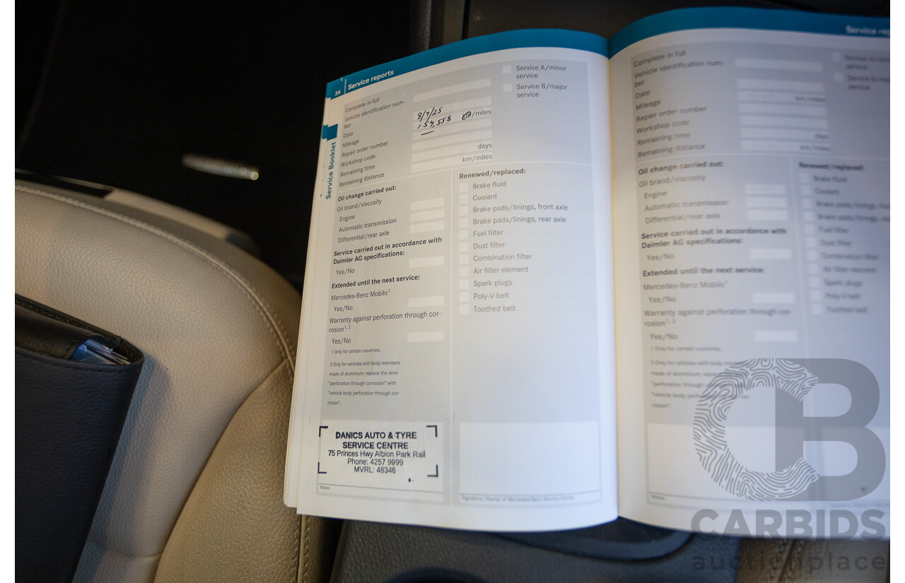 4/2014 Mercedes-Benz B250 246 MY14 5D Hatchback Mountain Grey Metallic Turbo 2.0L