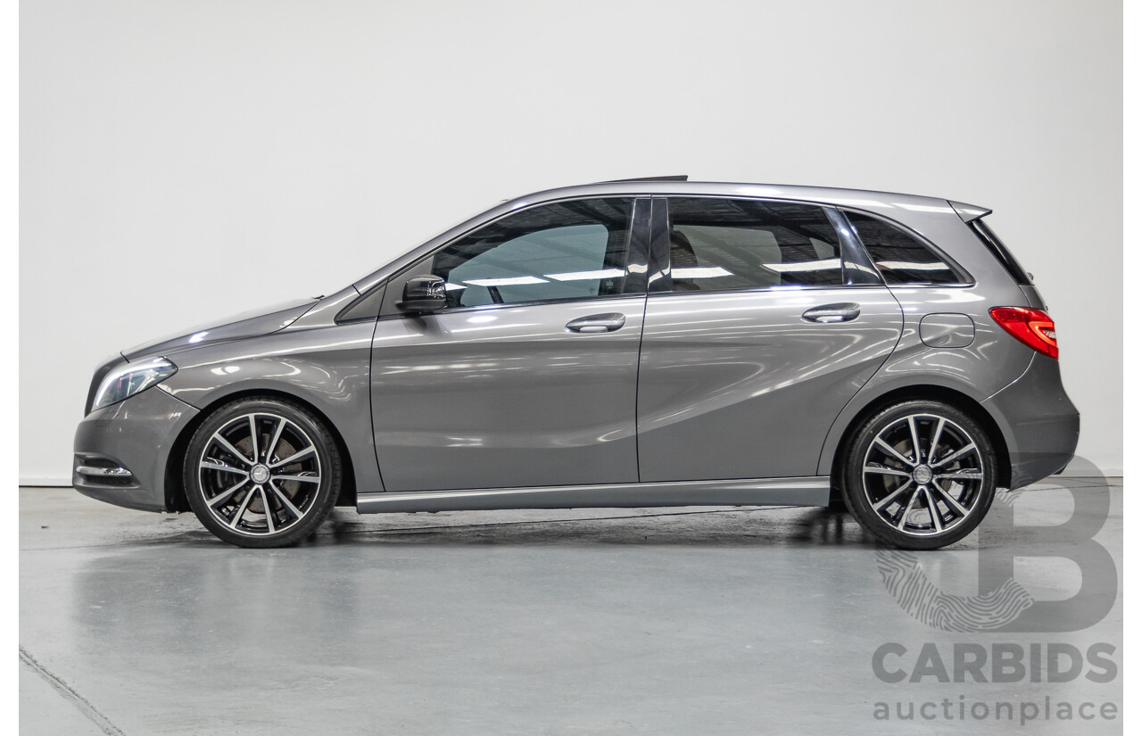 4/2014 Mercedes-Benz B250 246 MY14 5D Hatchback Mountain Grey Metallic Turbo 2.0L