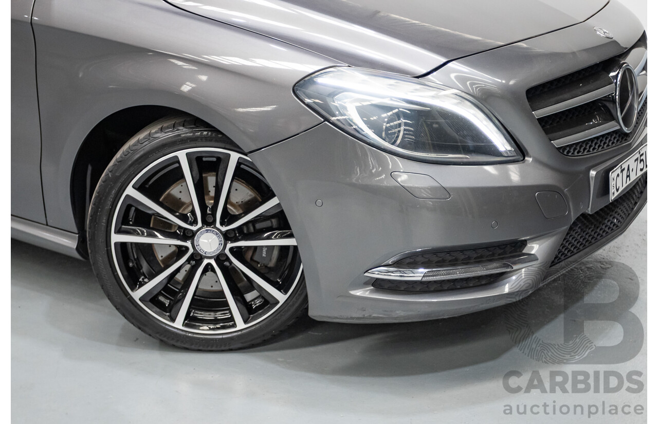 4/2014 Mercedes-Benz B250 246 MY14 5D Hatchback Mountain Grey Metallic Turbo 2.0L