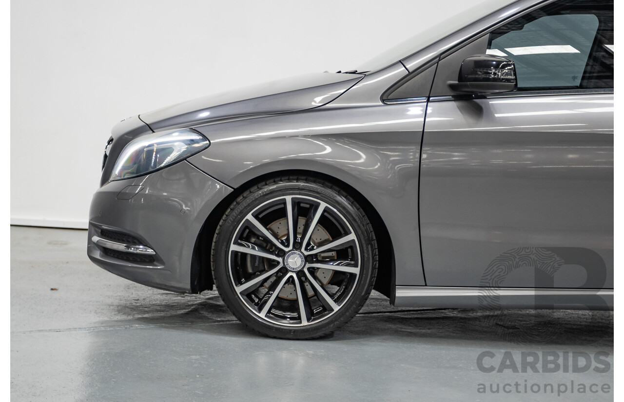 4/2014 Mercedes-Benz B250 246 MY14 5D Hatchback Mountain Grey Metallic Turbo 2.0L