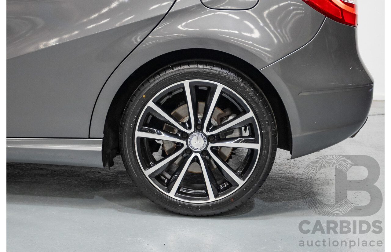 4/2014 Mercedes-Benz B250 246 MY14 5D Hatchback Mountain Grey Metallic Turbo 2.0L
