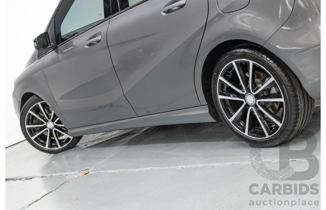 4/2014 Mercedes-Benz B250 246 MY14 5D Hatchback Mountain Grey Metallic Turbo 2.0L