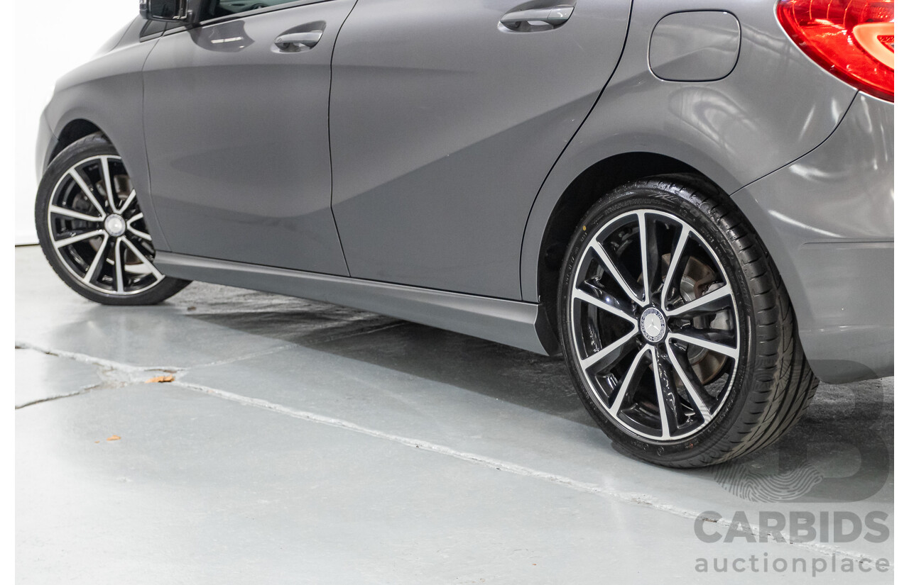 4/2014 Mercedes-Benz B250 246 MY14 5D Hatchback Mountain Grey Metallic Turbo 2.0L