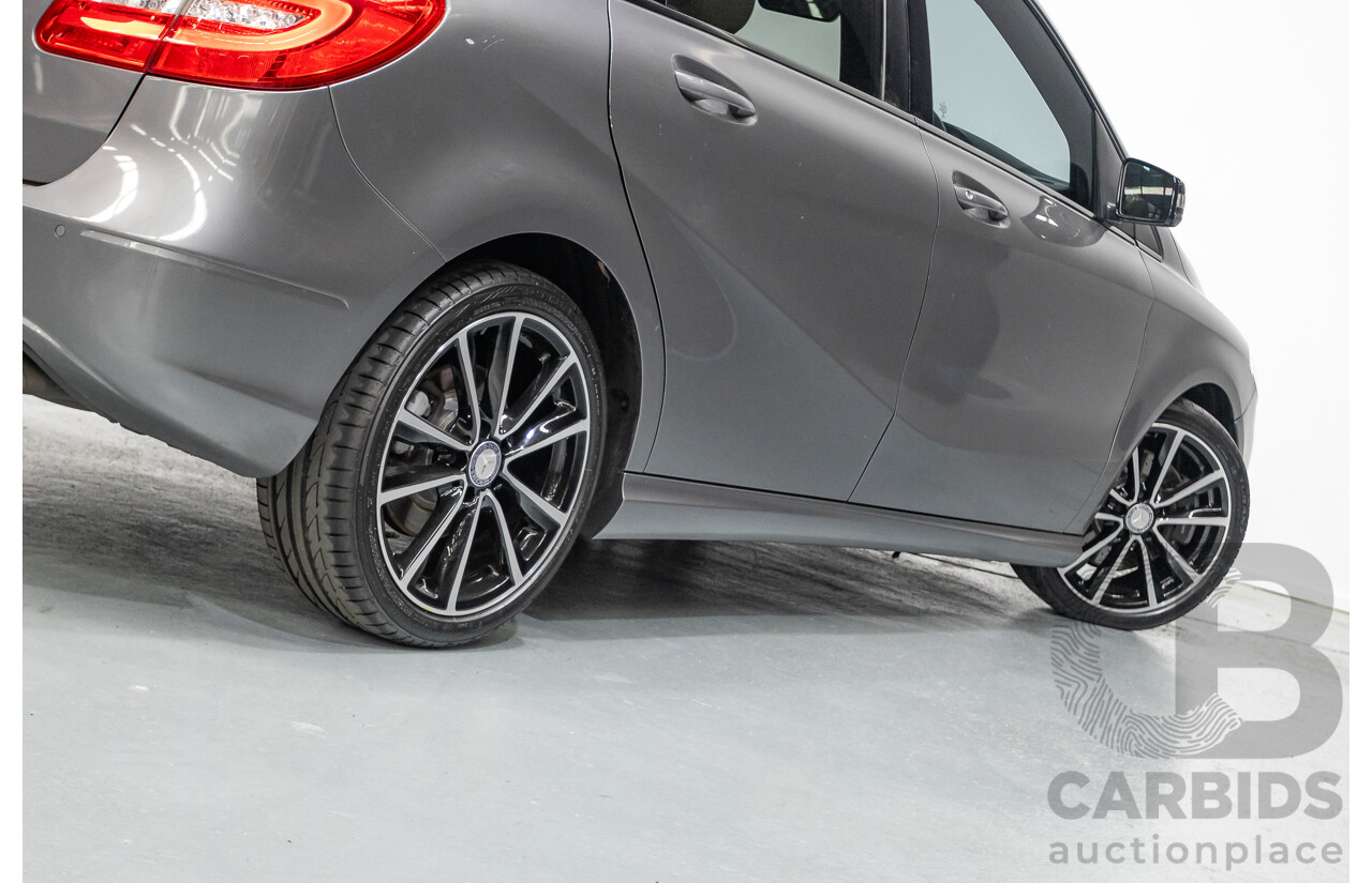 4/2014 Mercedes-Benz B250 246 MY14 5D Hatchback Mountain Grey Metallic Turbo 2.0L