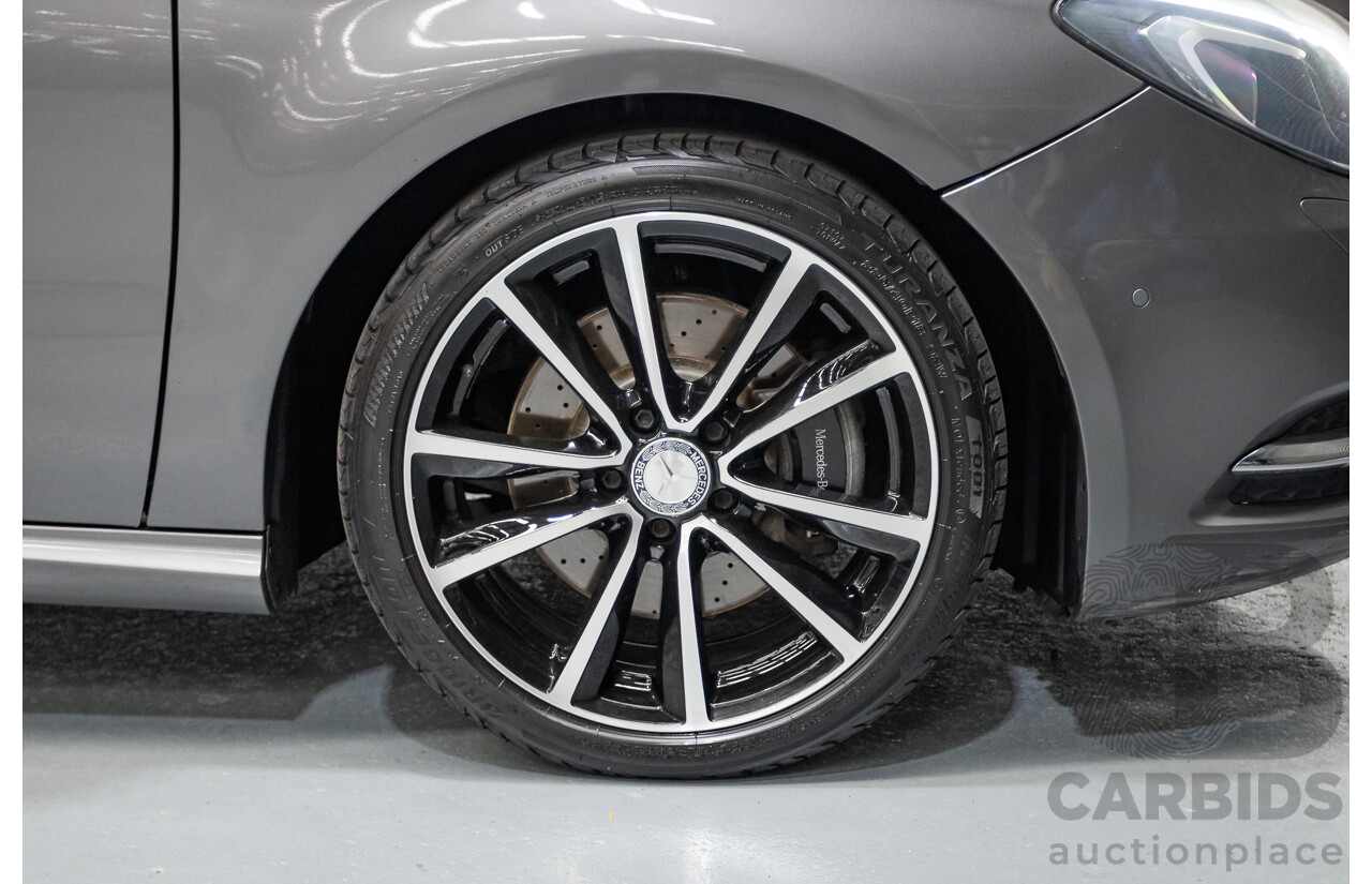 4/2014 Mercedes-Benz B250 246 MY14 5D Hatchback Mountain Grey Metallic Turbo 2.0L