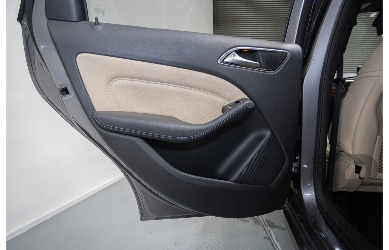 4/2014 Mercedes-Benz B250 246 MY14 5D Hatchback Mountain Grey Metallic Turbo 2.0L