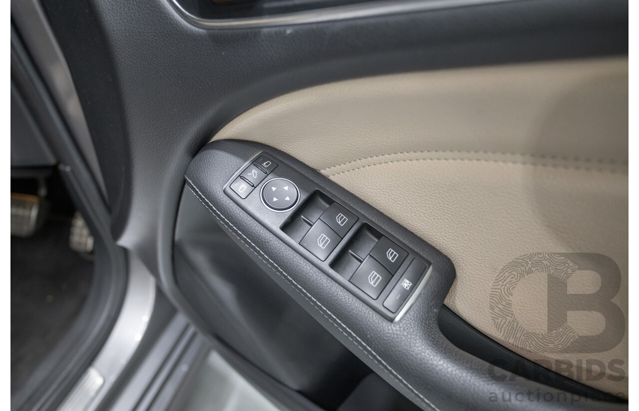 4/2014 Mercedes-Benz B250 246 MY14 5D Hatchback Mountain Grey Metallic Turbo 2.0L