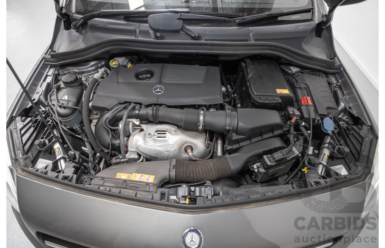 4/2014 Mercedes-Benz B250 246 MY14 5D Hatchback Mountain Grey Metallic Turbo 2.0L