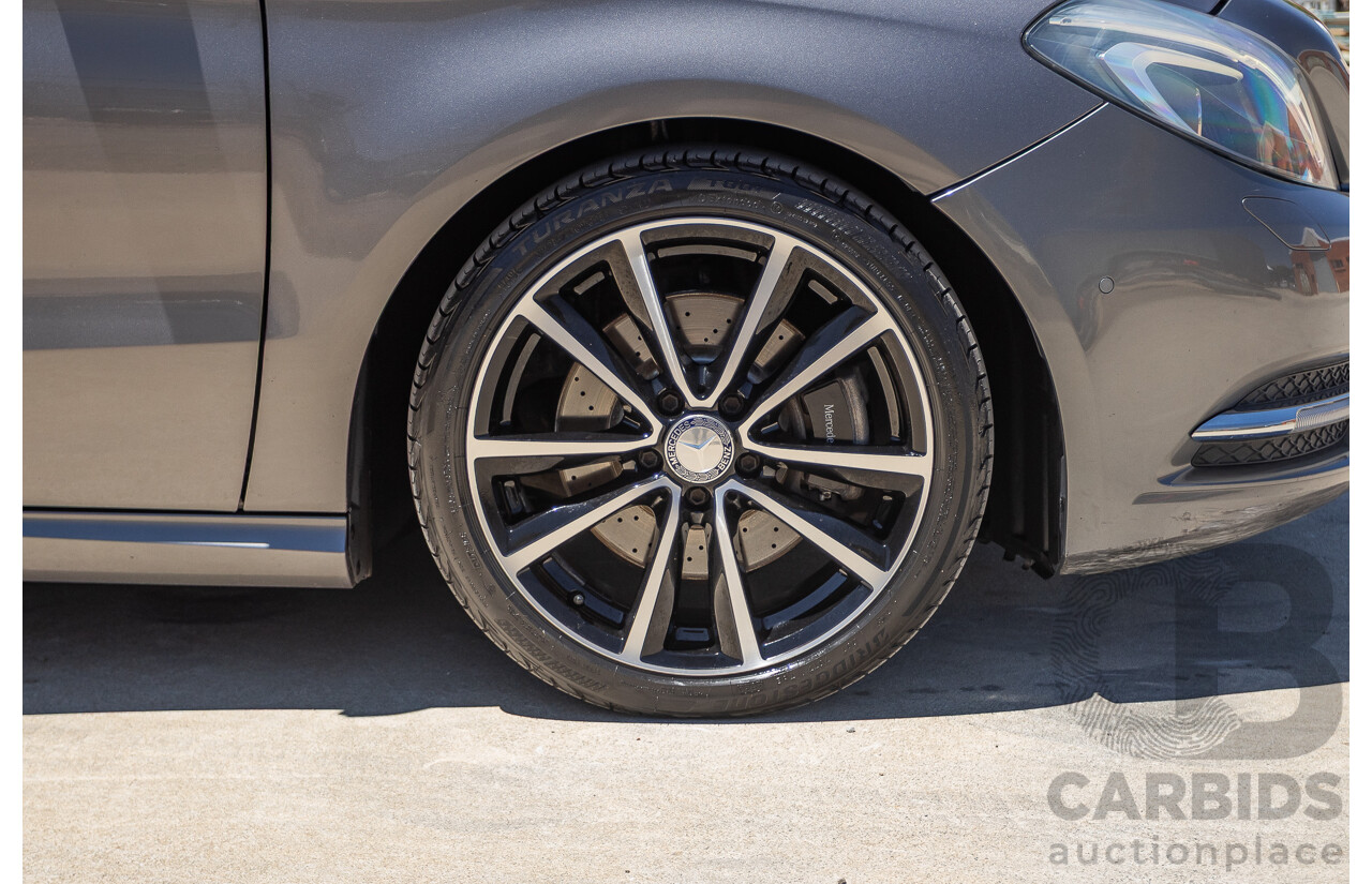 4/2014 Mercedes-Benz B250 246 MY14 5D Hatchback Mountain Grey Metallic Turbo 2.0L